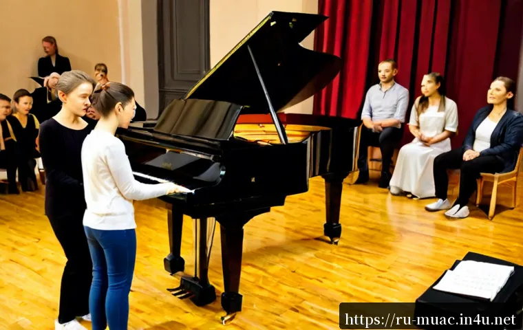 뮤지컬 배우의 협동 프로젝트 사례 - Photorealistic rehearsal of a collaborative musical theatre project in a historic Moscow-style cultu...